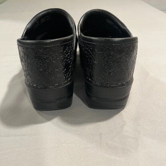 Dansko Clog Black Leather Size 37 - Picture 4 of 5